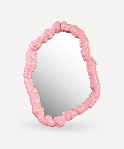 Klevering Purfect Glass Mirror 43cm In Pink