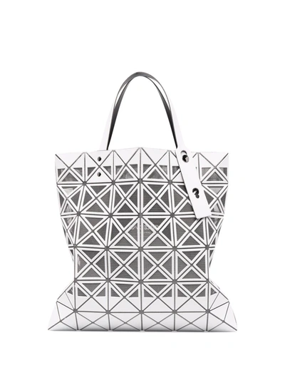 トートバッグ BAO BAO TOTES LIGHT GREY Bao Bao Issey Miyake Womens Light Grey Frame Mesh Tote Bag