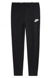 Nike Sportswear Club Fleece Big Kids' (girls') Pants (extended Size) In Black