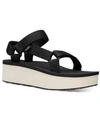 Teva Women's Flatform Universal Sandals Women's Shoes In Black/tan