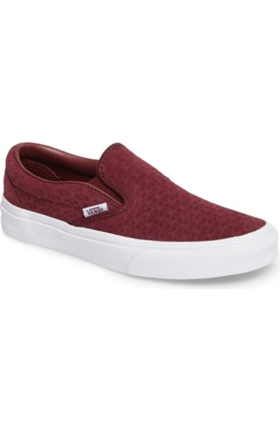 Vans 'classic' Slip-on Sneaker (unisex) (nordstrom Exclusive) In Leather  Port Burgundy | ModeSens