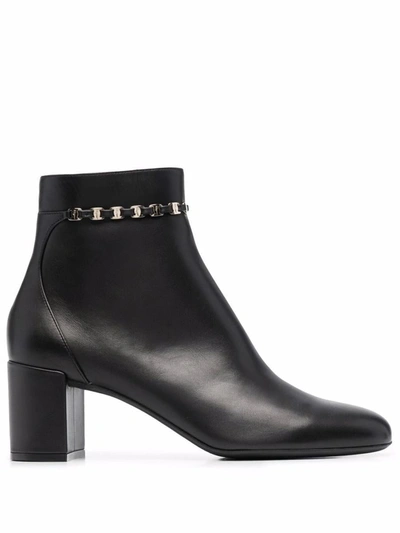 Ferragamo Women's Ghila High Block Heel Booties In Black