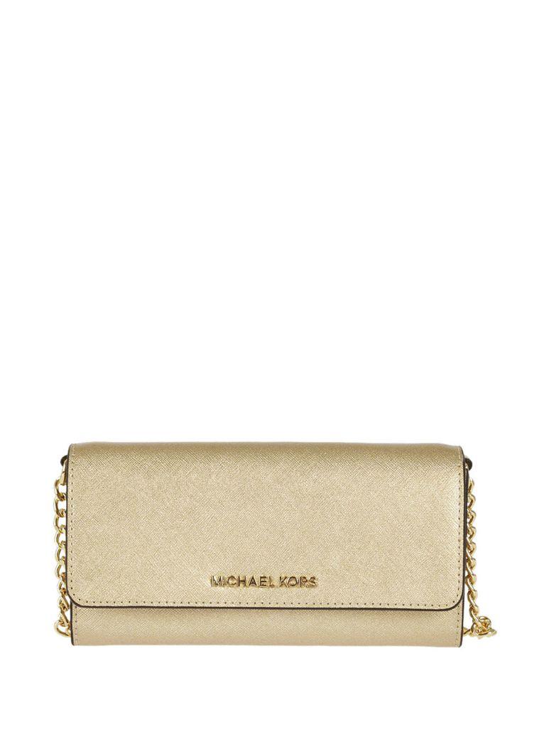 michael kors pale gold wallet