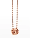 Bvlgari B.zero1 18k Rose Gold Pendant Necklace