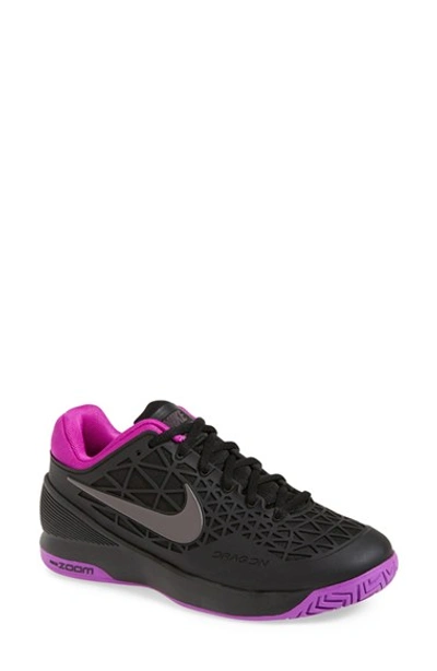 Nike 'zoom Cage 2' Tennis Shoe (women) In Black/ Midnight/ Purple | ModeSens
