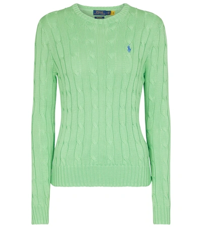 Polo Ralph Lauren Logo Embroidery Jumper In Bud Green Color