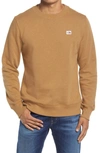 The North Face Heritage Patch Sweatshirt In Utility Brown