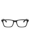 Ray Ban 55mm Optical Glasses In Black