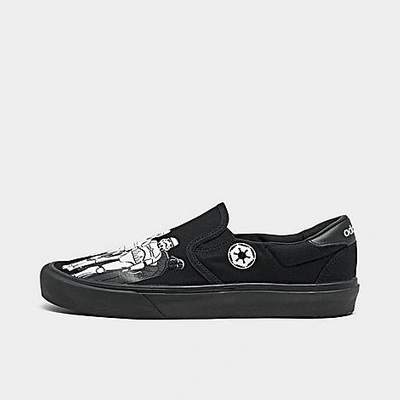 Adidas Originals Adidas Men's Originals X Star Wars Court Rallye Slip-on Casual Shoes In Black