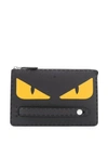 Fendi Bag Bugs Zipped Wallet In Black