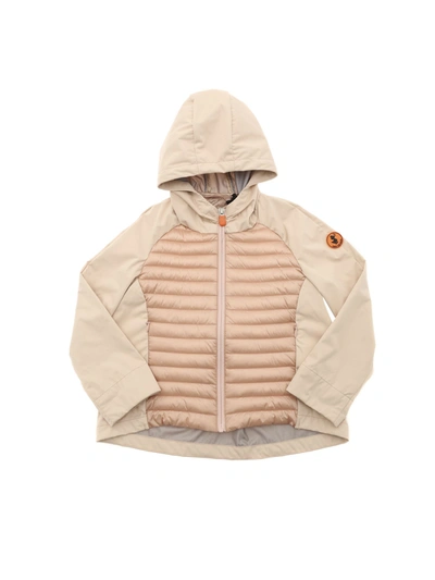 Save The Duck Kids' Baisx Puffer Jacket In Pink