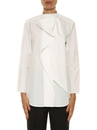 Acne Studios Bianca Dry Pop Shirt In Optic White