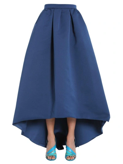Paule Ka Asymmetric Skirt In Blu