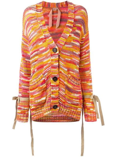 N°21 Button Up Cardigan In Multicolor