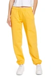 Melody Ehsani Heavy Fleece Sweatpants In Saffron