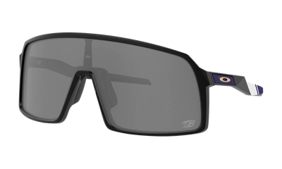 Oakley X Baltimore Ravens Sutro 137mm Prizm(tm) Shield Sunglasses In Black