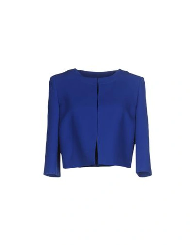 Alberta Ferretti Suit Jackets In Blue
