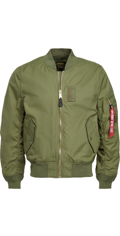 Alpha Industries Ma-1 Skymaster Jacket In Dark Green