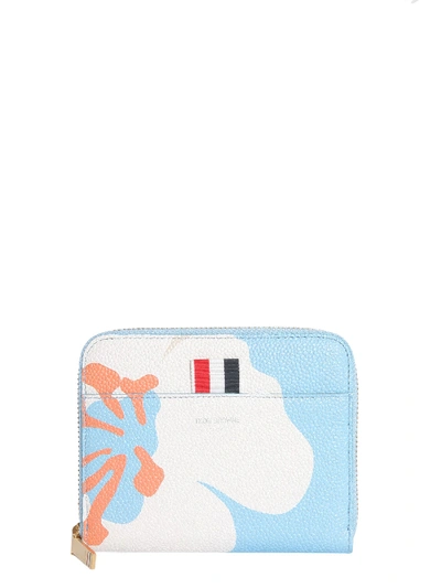 Thom Browne Zip Around Wallet In Multicolour