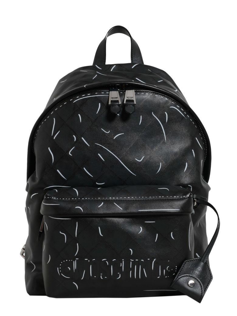 Moschino 3d Print Backpack In Nero | ModeSens