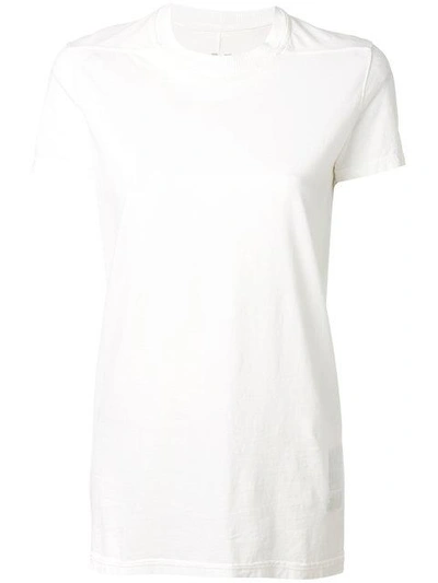 Rick Owens Drkshdw Classic Fitted T In White
