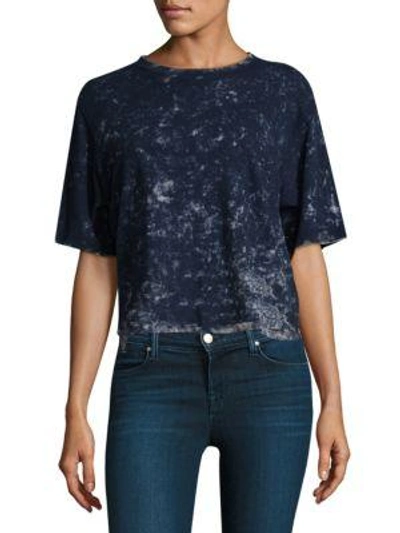 Cotton Citizen Tokyo Crop Tee In Navy