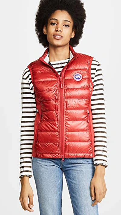 Canada Goose Hybridge Lite Vest In Red