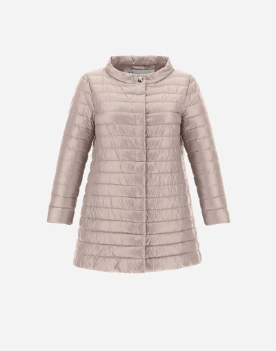 Herno Rossella Down Jacket In Pink Nylon