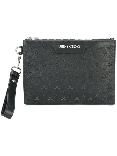 Jimmy Choo Derek Clutch In Black