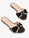 Kate Spade Tango Slide Sandals In Black