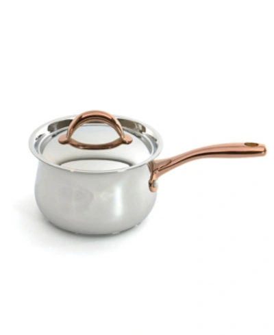 Berghoff Ouro Gold Stainless Steel 6.25in Saucepan With Lid In Silver-tone