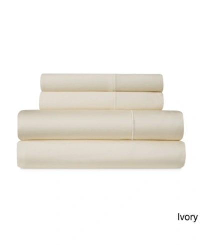 Addy Home Fashions Luxury 1000 Thread Count Cotton Rich Sateen Extra Deep Pocket Queen 4-piece Sheet Set Bedding In Ivory
