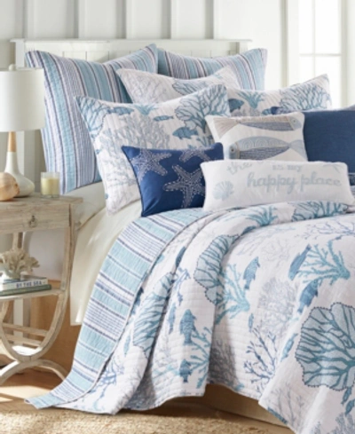 Levtex Lacey Sea 3-pc. Quilt Set, Full/queen In Blue