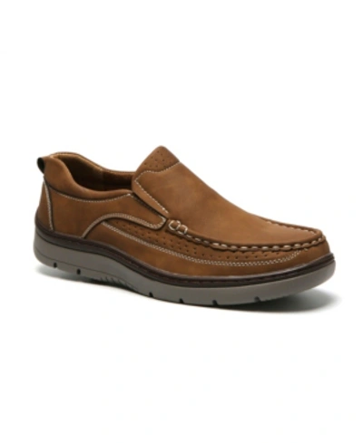 Aston Marc Men's Slip On Comfort Casual Shoes In Tan