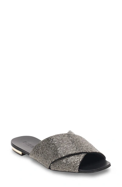 Bcbgmaxazria Women's Mika Flat Sandal Women's Shoes In Crystal
