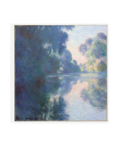 Trademark Global Claude Monet Matinee Sur La Seine, 1897 Canvas Art In Multi
