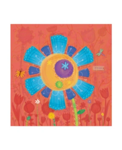 Trademark Global Holli Conger Painted Flower 1 Canvas Art In Multi