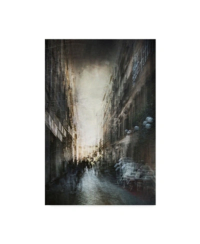 Trademark Global Antonio Grambone Blurred City Canvas Art In Multi