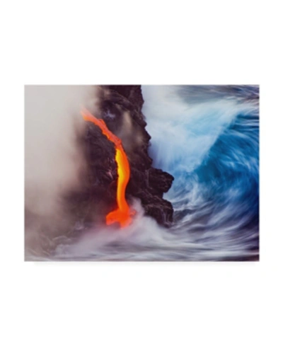 Trademark Global Andrew J Lee Elements Of Nature Lava Canvas Art In Multi
