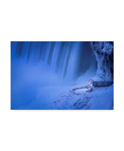 Trademark Global Larry Deng Niagara Falls Shed Canvas Art In Multi