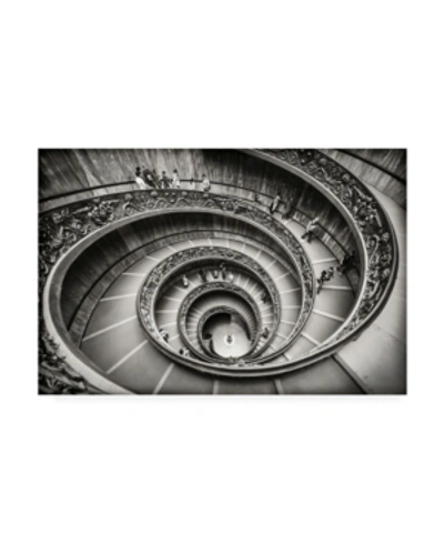 Trademark Global Renate Reichert Staircase Spiral Canvas Art In Multi