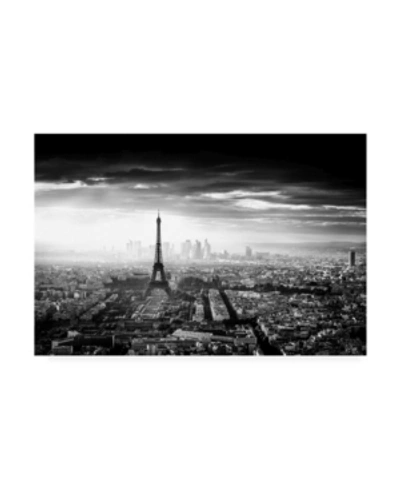 Trademark Global Jaco Marx Paris Eiffel In The Dark Canvas Art In Multi