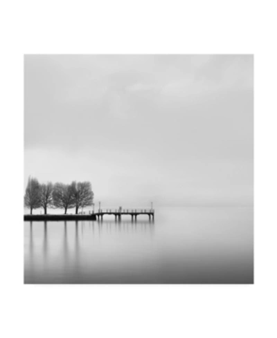 Trademark Global George Digalakis Pier With Trees Canvas Art In Multi