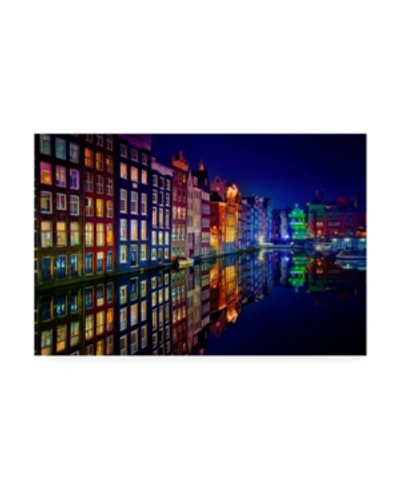Trademark Global Juan Pablo De Amsterdam Canal Canvas Art In Multi