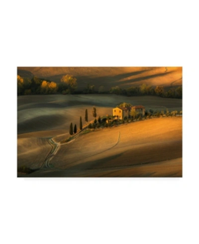 Trademark Global Clas Gustafson Efiap Tuscany Piensa Farm House Canvas Art In Multi