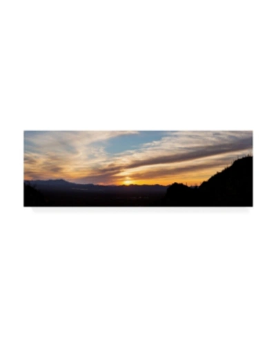 Trademark Global Monte Nagler Arizona Sunset Panorama Canvas Art In Multi