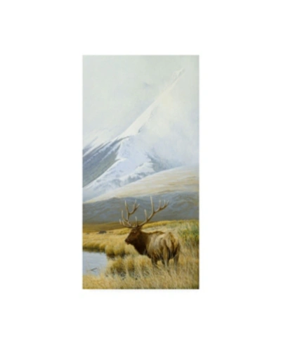 Trademark Global Michael Budden Autumn Uprights, Elk Canvas Art In Multi