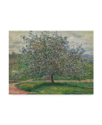 Trademark Global Claude Monet Le Pommier, 1879 Canvas Art - 20" X 25" In Multi