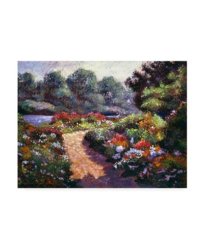 Trademark Global David Lloyd Glover Walnut River Garden Canvas Art In Multi