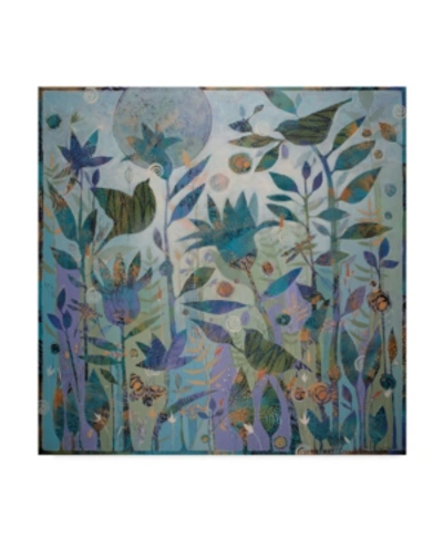 Trademark Global Sue Davis Moon Garden Canvas Art In Multi